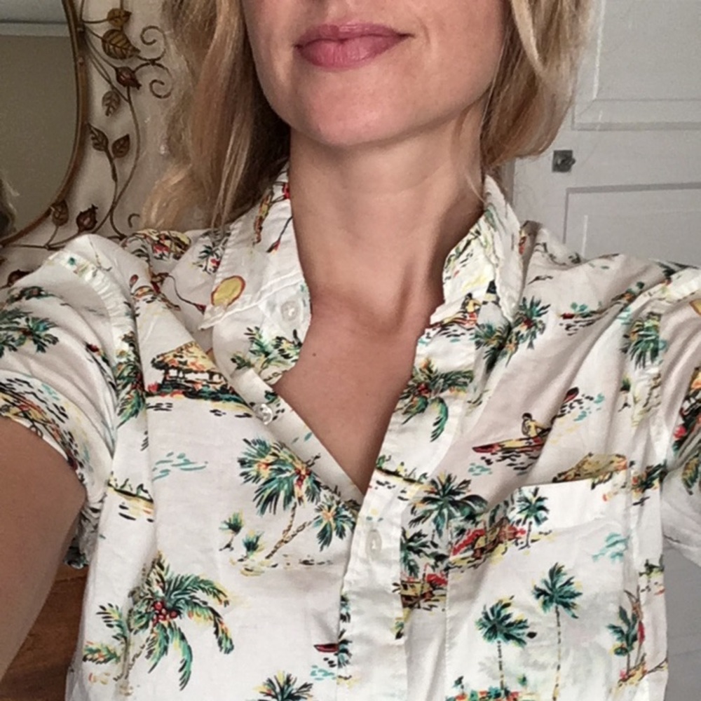 J. Crew Hawaiian shirt  🌺